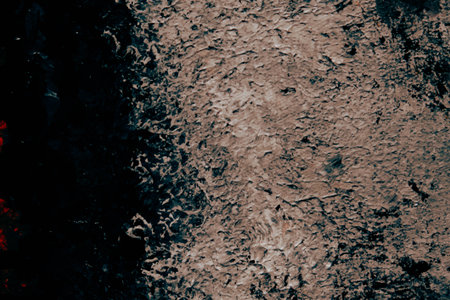 Hand Painted Grunge Texture Background, Vintage and Rustic Oil Painting Effects for Artistic Designの写真素材