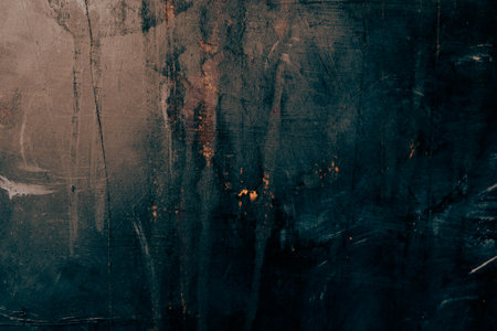 Hand Painted Grunge Texture Background, Vintage and Rustic Oil Painting Effects for Artistic Designの写真素材