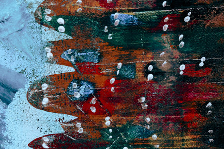 Hand Painted Grunge Texture Background, Vintage and Rustic Oil Painting Effects for Artistic Design