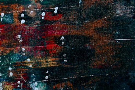 acrylic and oil background Abstract painted brush strokes texture backgroundの写真素材