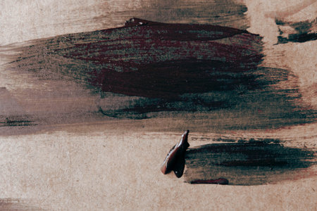 acrylic and oil background Abstract painted brush strokes texture backgroundの写真素材