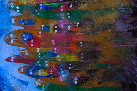 acrylic and oil background Abstract painted brush strokes texture background