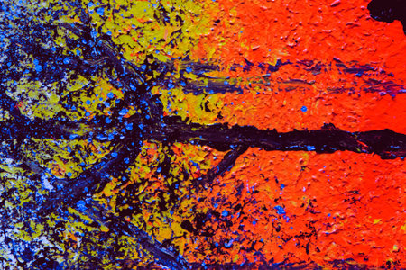 acrylic and oil background Abstract painted brush strokes texture background