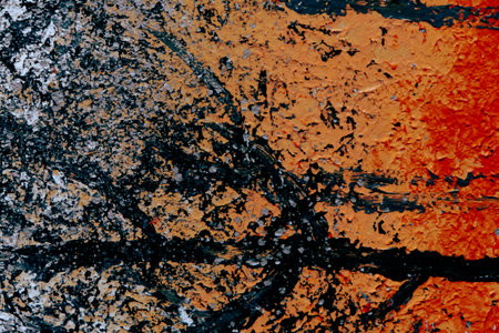 Hand Painted Grunge Texture Background, Vintage and Rustic Oil Painting Effects for Artistic Designの写真素材