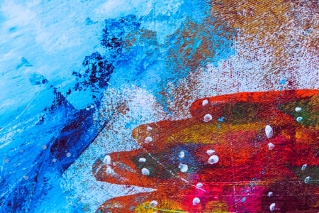Hand Painted Grunge Texture Background, Vintage and Rustic Oil Painting Effects for Artistic Design