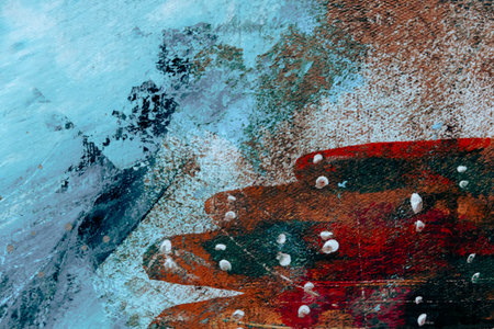 acrylic and oil background Abstract painted brush strokes texture background