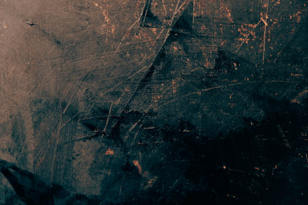Hand Painted Grunge Texture Background, Vintage and Rustic Oil Painting Effects for Artistic Designの写真素材