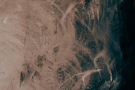 acrylic and oil background Abstract painted brush strokes texture backgroundの写真素材