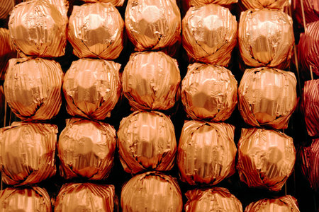 a lot of variety chocolate pralines