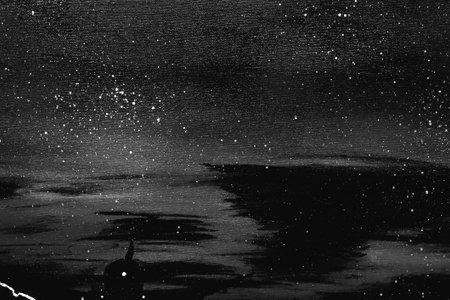 Hand Painted Grunge Texture Background, Vintage and Rustic Oil Painting Effectsの写真素材