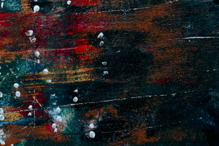 Hand Painted Grunge Texture Background, Vintage and Rustic Oil Painting Effects for Artistic Designの写真素材