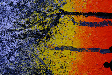 Hand Painted Grunge Texture Background, Vintage and Rustic Oil Painting Effects for Artistic Design