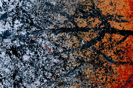 Hand Painted Grunge Texture Background, Vintage and Rustic Oil Painting Effects for Artistic Designの写真素材