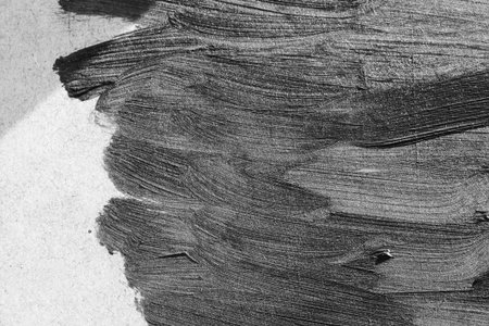 acrylic and oil background Abstract painted brush strokes texture backgroundの写真素材