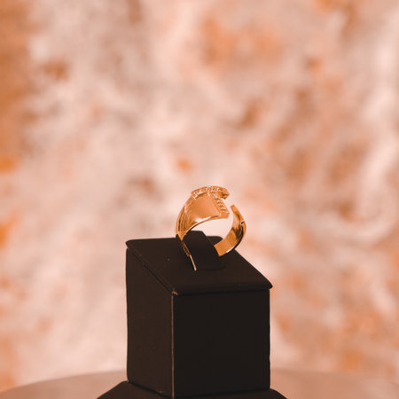 Luxury Gold and Diamond Jewelryの写真素材