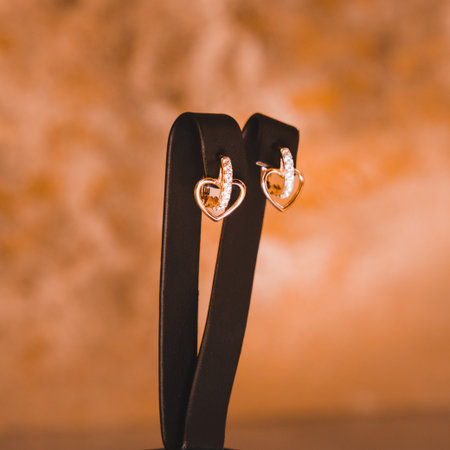 Classic Diamond and Gold Jewelry for Womenの写真素材