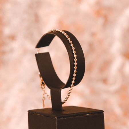 Beautiful golden jewelery with precious stones and diamondsの写真素材