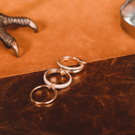 Fine Jewelry Collection: Diamonds and Gold Jewelryの写真素材