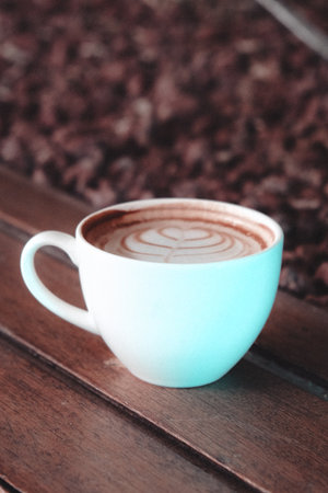 A strong cup of coffee for an energy boostの写真素材