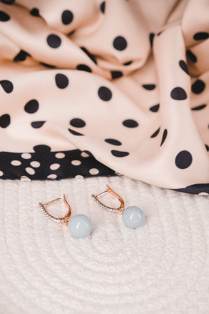 Elegant Gold and Diamond Rings with Gemstonesの写真素材