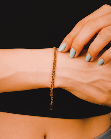 Elegant Gold Jewelry for Womenの写真素材