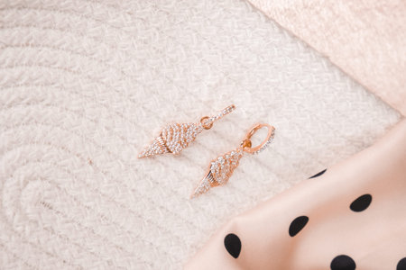 Luxury Gold and Diamond Jewelryの写真素材