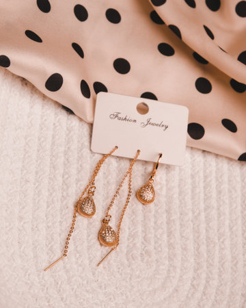 Alluring Gold and Diamond Wedding Bandsの写真素材