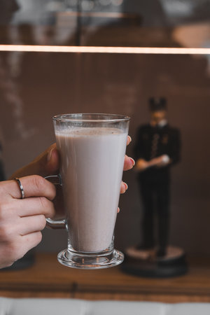 A perfect cup of coffee to start your dayの写真素材