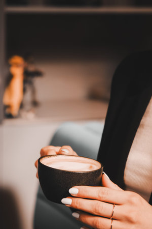 A cup of coffee that's here to make your day brighter