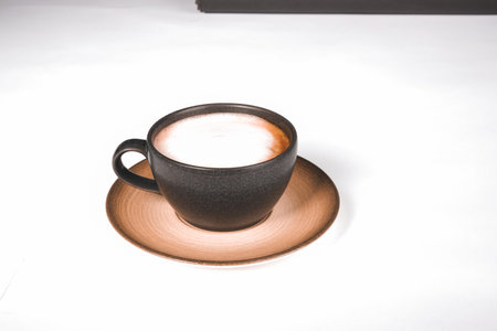 A delightful cup of coffee for any time of the dayの写真素材