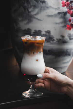 A delicious cup of coffee waiting for youの写真素材