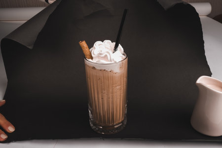 A delightful cup of coffee for any time of the dayの写真素材