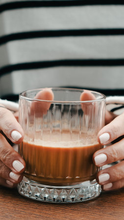 A strong cup of coffee for an energy boost
