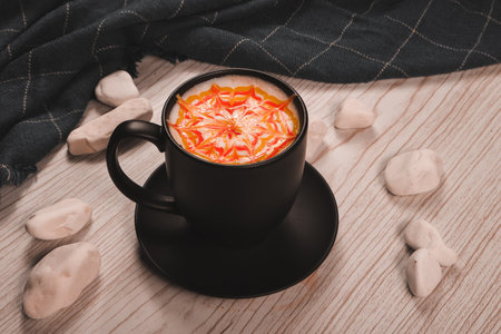 A strong cup of coffee for an energy boostの写真素材