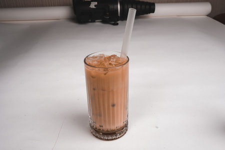 A delicious cup of coffee waiting for youの写真素材