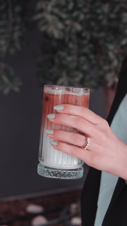 Classic coffee served in a simple mugの写真素材