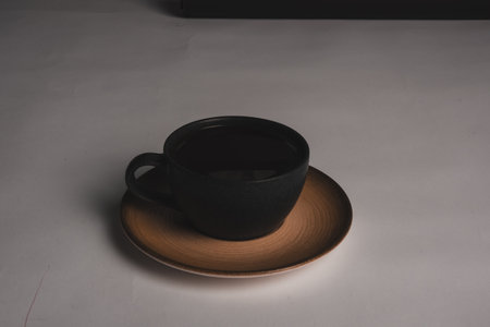 A delightful cup of coffee for any time of the dayの写真素材