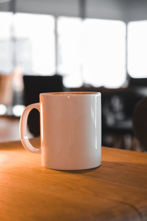 A strong cup of coffee for an energy boostの写真素材