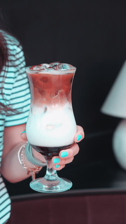 A perfect cup of coffee to start your dayの写真素材