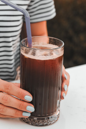 A delicious cup of coffee waiting for youの写真素材