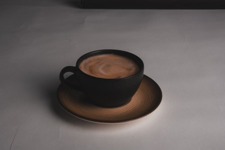 A strong cup of coffee for an energy boostの写真素材