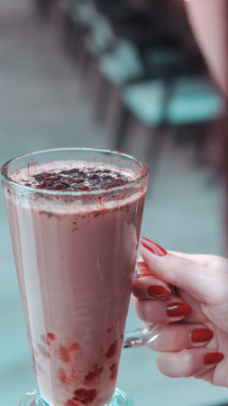 A strong cup of coffee for an energy boostの写真素材