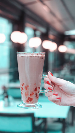 A cup of coffee that's here to make your day brighterの写真素材