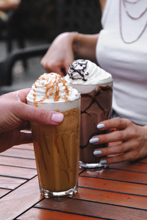 A delicious cup of coffee waiting for youの写真素材