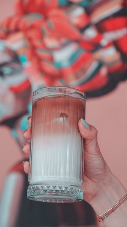 A perfect cup of coffee to start your dayの写真素材