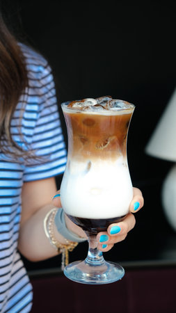 A perfect cup of coffee to start your dayの写真素材