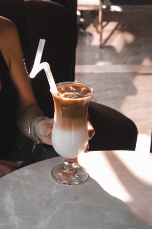 A delicious cup of coffee waiting for youの写真素材