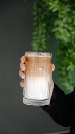 Relaxing coffee break with a hot drink