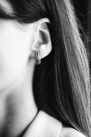 Classic Diamond and Gold Jewelry for Womenの写真素材