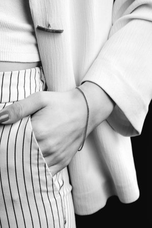 Chic Gold and Diamond Jewelry for Everyday Eleganceの写真素材